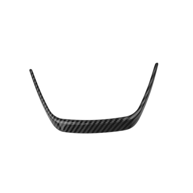 Для Toyota Highlander XU70 2020 2024 2024 2024 Гибридный ABS карбоновый руль автомобиля кнопки панель крышка отделка наклейка аксессуары