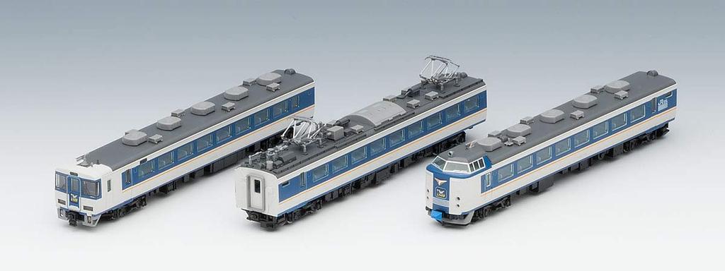 TOMYTEC TOMIX N Gauge 485 Series Limited Express Train Shirasagi New Paint Set C 3 Cars 98652 Модель поезда железной дороги