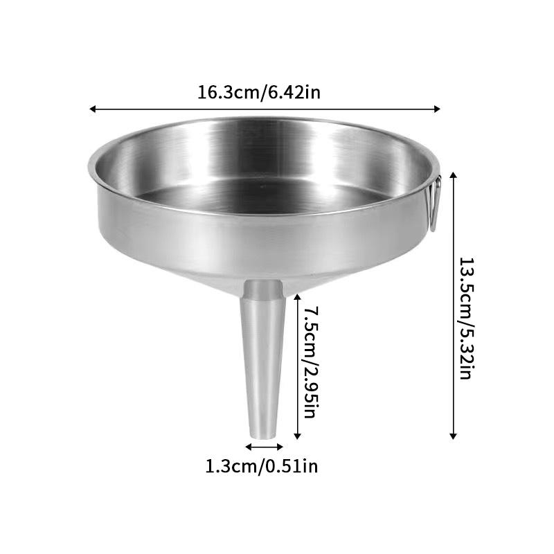 Металлическая воронка для консервирования, кухонные инструменты, кухонные аксессуары, воронки с широким горлом, воронка для бара, вина, пива, масла, колба