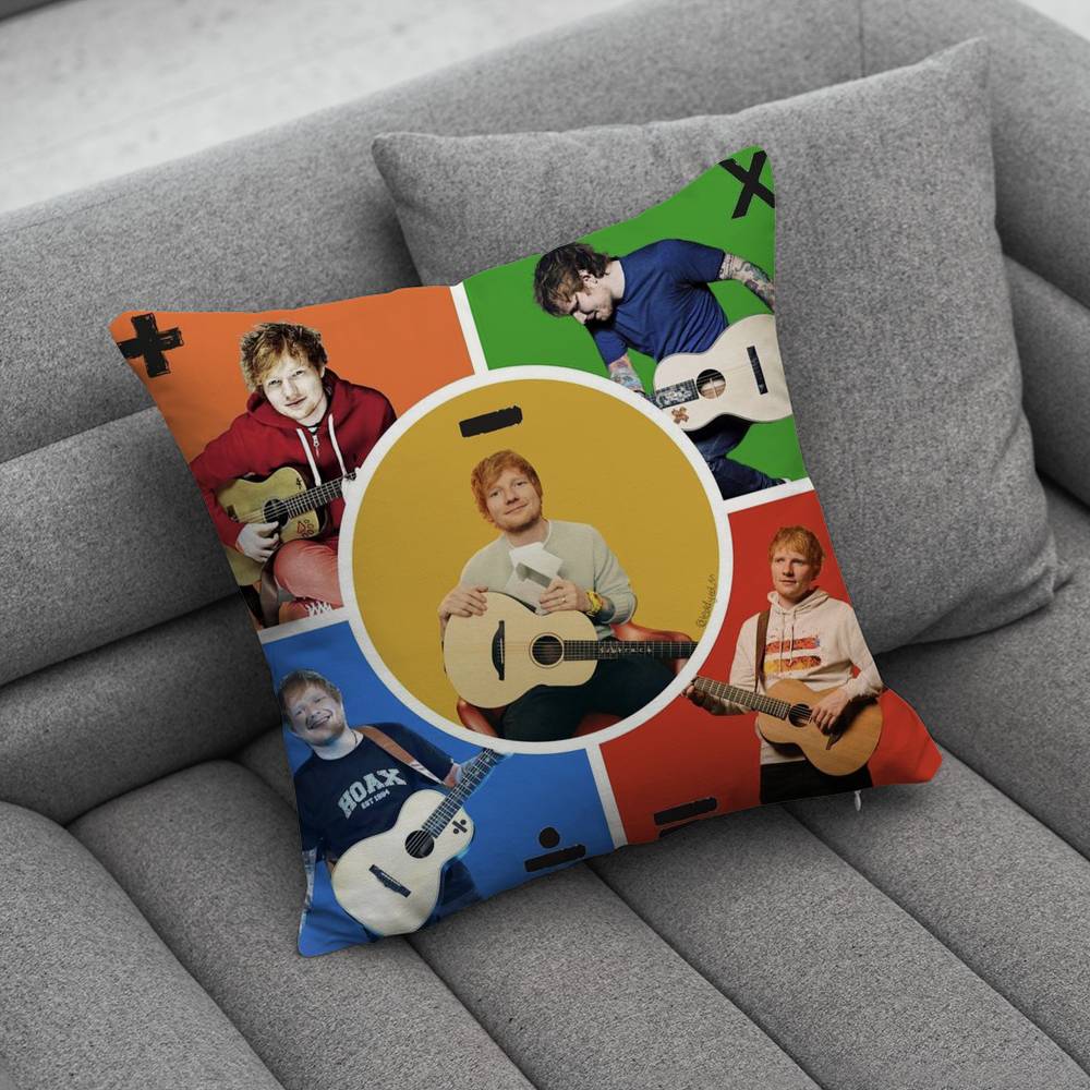 EEdward SSheeran Christopher Pillow Case For Home Bedroom Car Office Decoration Living Room Sofa Cushion Cover Suitable