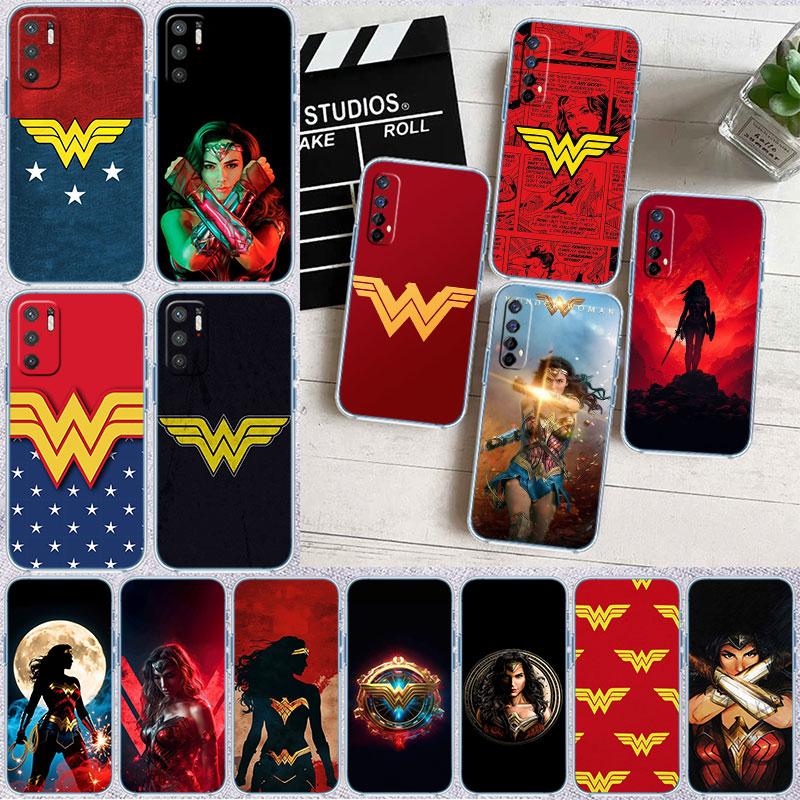 Wonder Woman Transparent Phone Case for Motorola Moto G7 G8 G9 G84 G85 G73 G24 G15 Z2 Play Power Plus