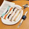 Подходит для Apple Watch 11/10/9/8/7/6/5/4, металлический ремешок-кожа с ювелирной пряжкой, ремешок iwatch 38/40/41/42/44/45/46/49 мм