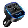 [2020 Version] LENCENT Bluetooth FM Transmitter, Bluetooth MP3 Player Wireless Radio Adapter Car FM Transmitter Kit Chargeu