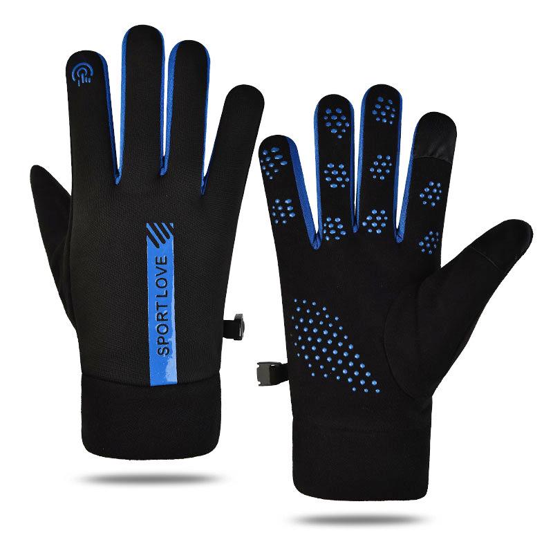 Ветрозащитные Водонепроницаемые Зимние Перчатки с Сенсорным Экраном для Мужчин и Женщин - Флисовая Подкладка для Велоспорта, Катания на Лыжах и Холодной Погоды