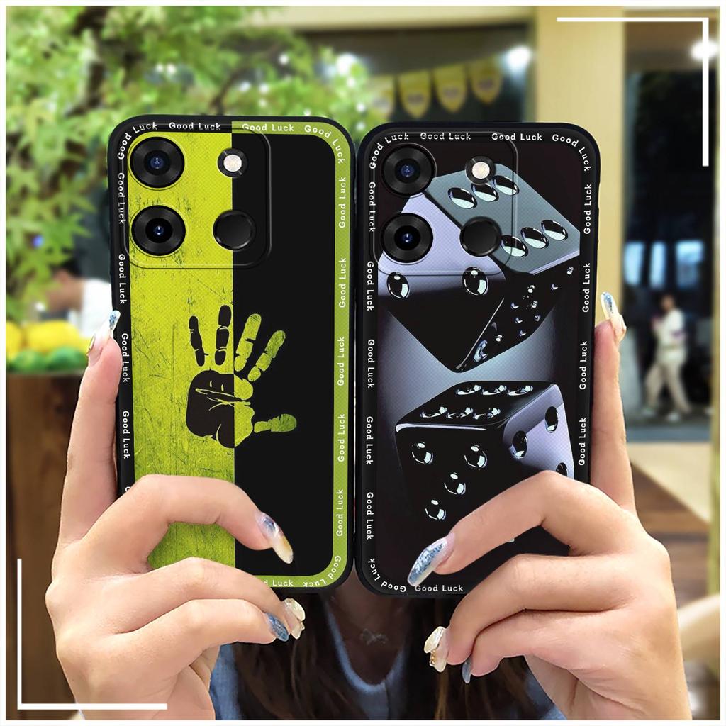 Модный дизайн мультяшный чехол для телефона Infinix Smart7 HD задняя крышка полный мягкий чехол водонепроницаемый TPU силиконовый прочный