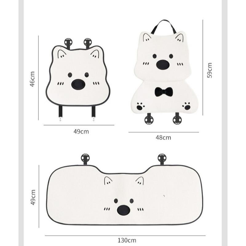 Car Seats Cushion Cute Comfortable Wear-resistant Car Rear Seat Cover Summer Cooling Seat
