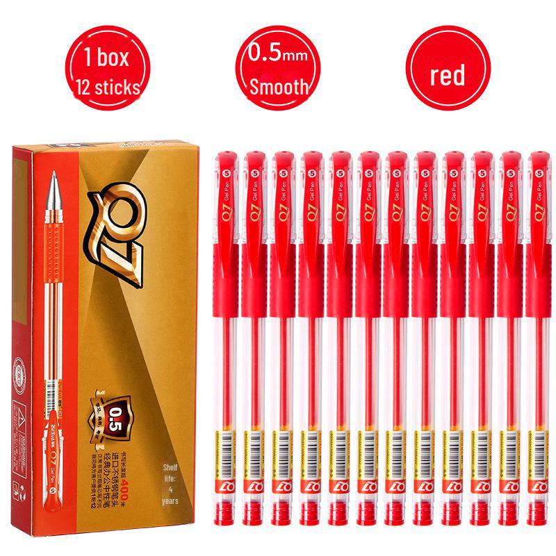 Ручка Q7 Neutral Office Pen — шариковые ручки черного, красного и синего цвета для подписи студентов