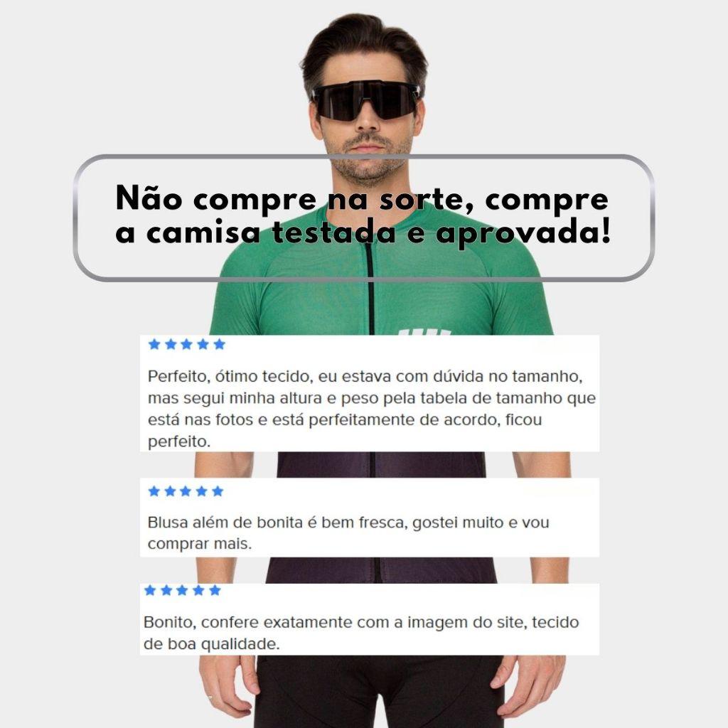 Camisa de Ciclismo Masculina Premium Slim Ciclista Bike MTB