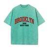 Brooklyn 1898 Fleece Harajuku Katta O'lchamli Pullover Sevimli Juftlik Valentin Kuni Sovg'asi Futbolka Retro Yuvilgan Vintage Ayollar Futbolkasi