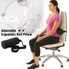 Washable Foam Waist Pillow Ergonomic Cylinder Lumbar Support Cushion Slow Rebound Removable Auto Seat Back Cushion Chair