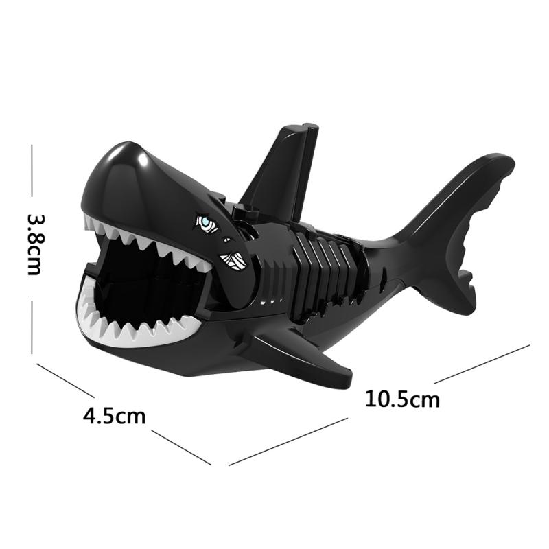 Lego Shark Building Block Toys Минифигурки Сборка блоков Детская развивающая игрушка Xl014-018