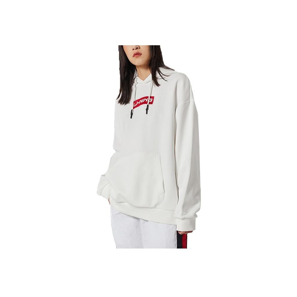 Li Ning свитер с длинным рукавом и капюшоном трикотажная толстовка мужские толстовки Off-White AWDQ646-1