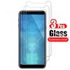 3pcs Tempered Glass for Samsung Galaxy A9 2018 A7 A8 A6 J4 J6 Plus Protection Screen Protector A920F
