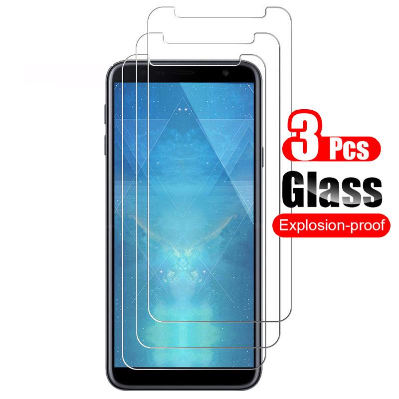3pcs Tempered Glass for Samsung Galaxy A9 2018 A7 A8 A6 J4 J6 Plus Protection Screen Protector A920F