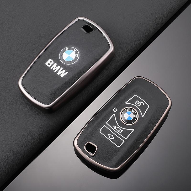 MXUI1 TPU Car Key Case Full Cover For BMW 1 3 5 7 Series X1 X3 X4 X5 F10 F15 F16 F20 F30 F18 F25 M3 M4 E34 Keyless Shell Accessories