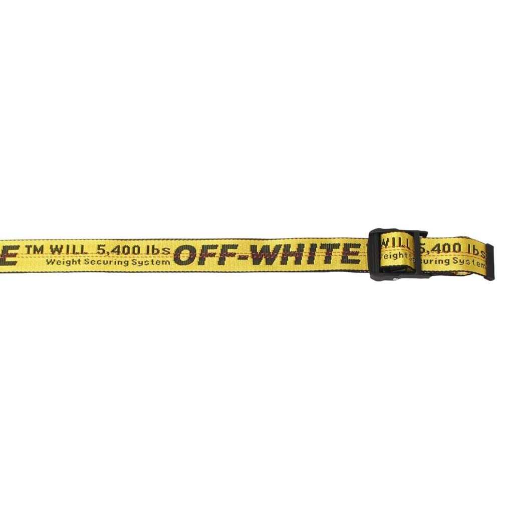 [Off-White] Один размер Холщовый ремень CLASSIC INDUSTRIAL BELT  OMRB012E20FAB001 Мужской (желтый) [Использовал]