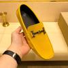 Модная замшевая обувь из натуральной кожи для мужчин, размеры 38-48, роскошные мужские лоферы, мягкие мокасины, обувь высокого качества, повседневные туфли для вождения, пенни-лоферы
