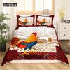 Комплект постельного белья с изображением курицы, королева, фермерское животное, пододеяльник, курица, петух, стеганое одеяло для девочек, подростков, женщин, декор спальни