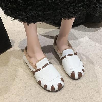 2024 Горячая Распродажа Женской Туфли Теплые Женские Плоские Туфли Лаконичные Повседневные Плоские Туфли Женские Разноцветные Круглые Носки Мягкая Подошва Уличная Обувь Для Женщин