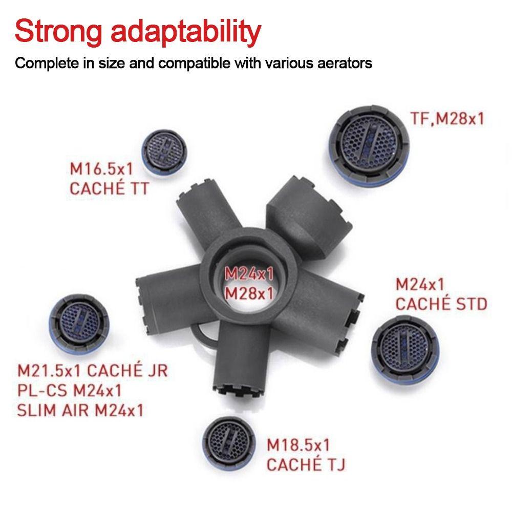 Multifunctional Faucet Aerator Key 10 in 1 Faucet Repair Spanner Creative Threaded Aerator Tool