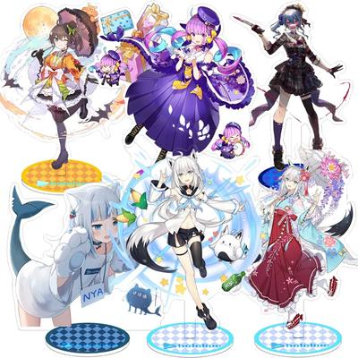 Аниме Hololive Vtuber аниме 15 см фигурки косплей акриловые подставки модель изысканные грили декор стола милый стоячий знак фанаты подарок