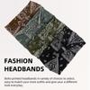 Boho Headbands Wide Knot Hair Scarf Floral Printed Hairband Elastic Turban Headwrap Stretch Head Bands Bandana Fashion Hair Accessories for Women