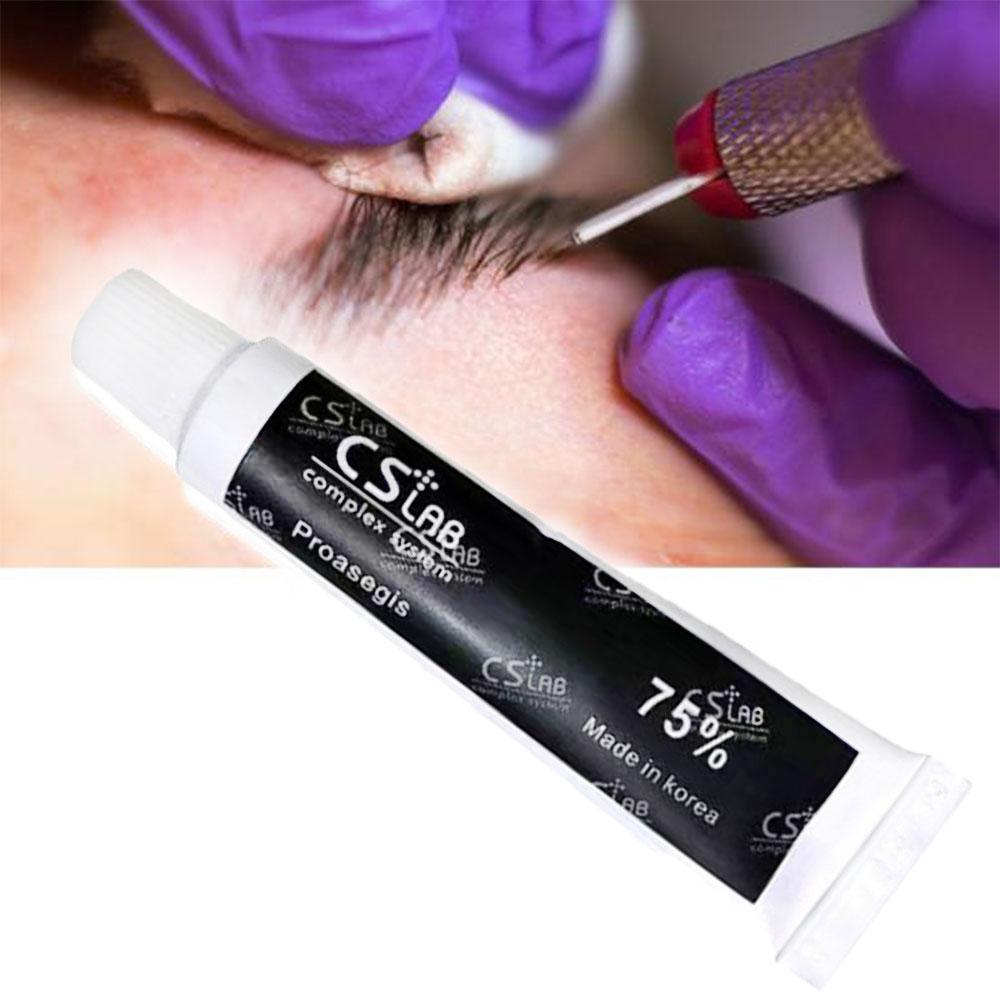 10 г анестетик для татуировки, быстрое онемение кожи, CS75%, черный крем, полупостоянный