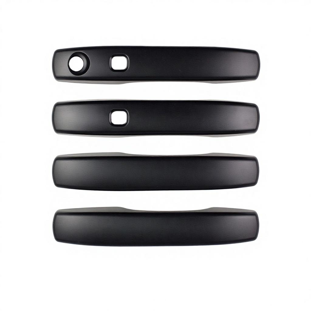 RIDAAUTO Door Handle Cover ABS Plastic Matte Black Painting Fit for 2023 for for T9 WILDTRAK SPORT XLT Model Number