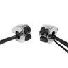 1"25mm Handlebar Control Switch Motorcycle Motorbike Turn Signal Switches Button With Wiring Harness Black/ Chrome For Harley