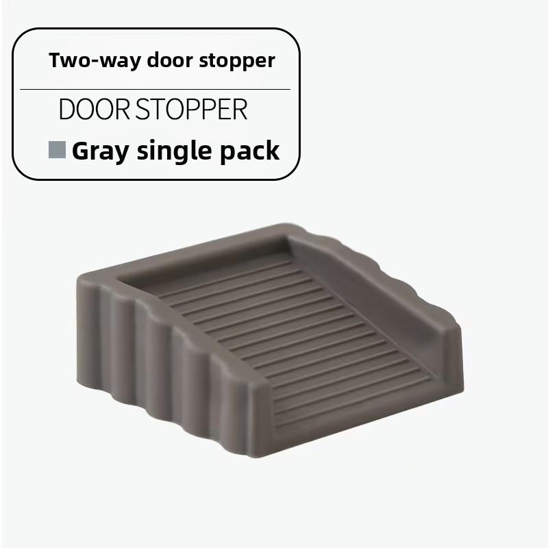Creative Windproof Door Stopper, Plastic Matte Surface Wedge, Safety Door Blocker, Anti-Collision Door Stopper 4 Colors Available