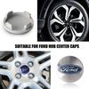 4Pcs 54mm/56mm/60mm For Ford Mustang ST Kuga Original Hubcaps Car Wheel Center Covers Sticker Auto Hub Caps Emblem Replacement
