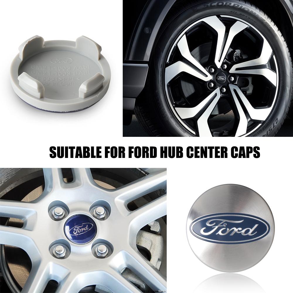 4Pcs 54mm/56mm/60mm For Ford Mustang ST Kuga Original Hubcaps Car Wheel Center Covers Sticker Auto Hub Caps Emblem Replacement