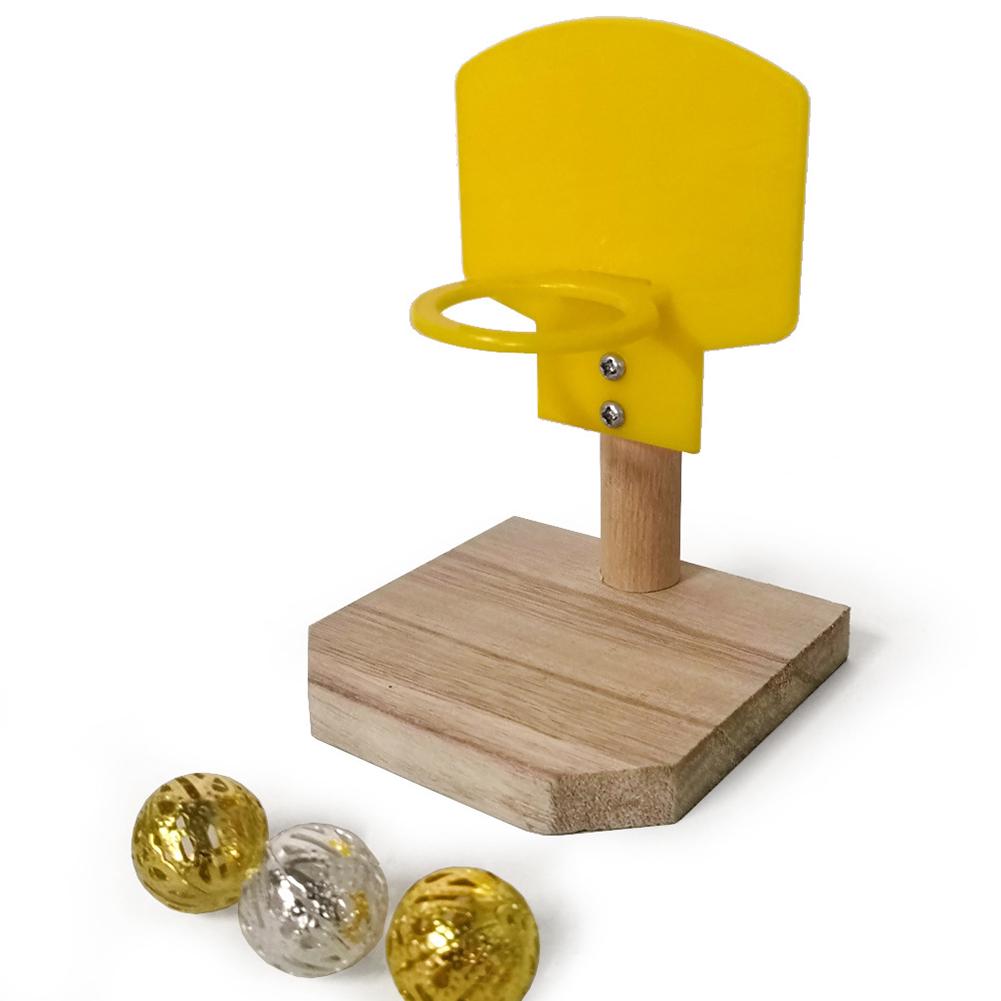Pet Game Parrot Basketball Chew Balls Puzzle Play Bird Shoot Toy