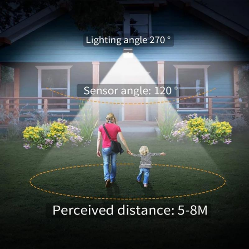 172 светодиода уличные фонари водонепроницаемый солнечный PIR датчик движения настенный светильник наружное освещение земля сад лампа путь домашний двор
