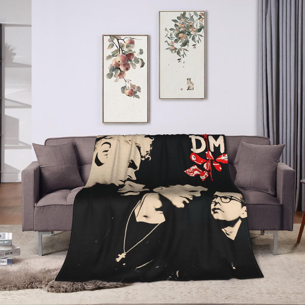 Depeches Band Mode Blanket Travel Office Flannel Bedding Throws For Outdoor Warm Custom Quality Bedspread Gift