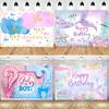 Glitter Mermaid Theme Backdrop Photography Baby Shower Decor Background Photocall Girl Birthday Backdrops Decor