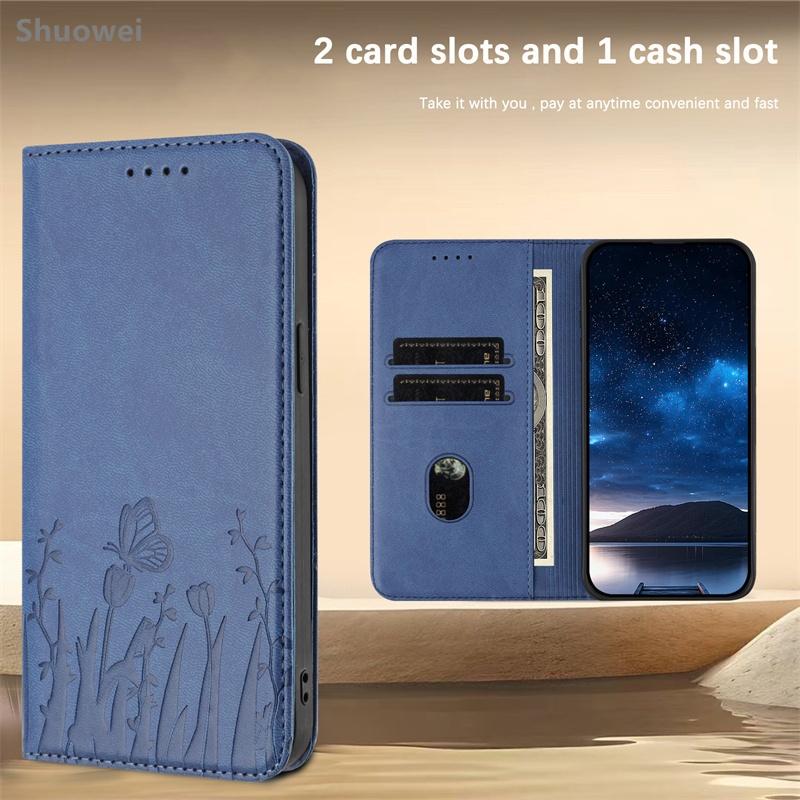 Flip Phone Case Oukitel C51 C53 C57S Leather Wallet Cover Casing