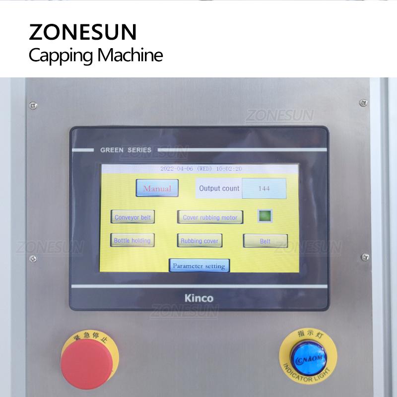 ZONESUN ZS-XG440A Automatic Torque Control Bottle Capping Machine for Production