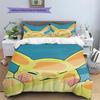 Pikachu Patterned Pillowcase & Duvet Cover Set Hot Sale Bedding for Bedroom Decor Special Gift for Anime Lovers.-TING