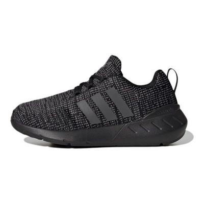 Swift Run 22 Little Kid Black Grey Kids кроссовки Core-Black Grey-Five Cloud-White GY3008
