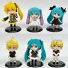 Hatsune Miku Pvc Model Doll With Articulated Pose For Gift And Display