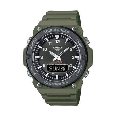 Мужские наручные часы Casio Collection Tough Solar AQ-S820W-3BJF хаки