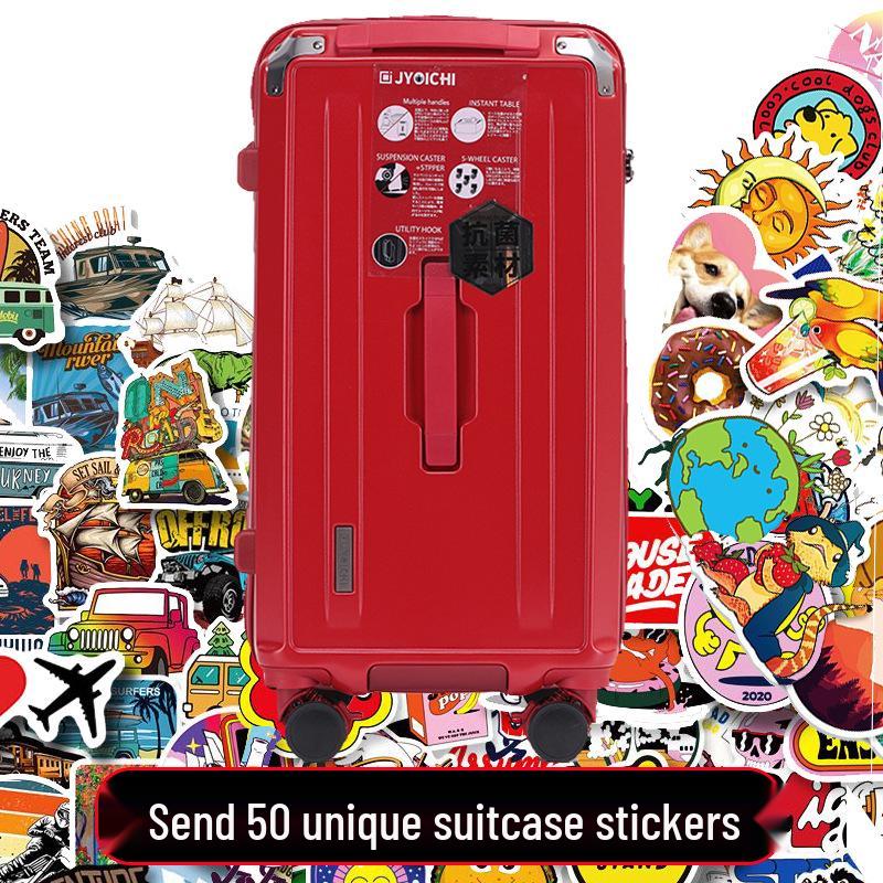 Большая пятиколесная дорожная сумка-чемодан с тормозом и кодовым замком