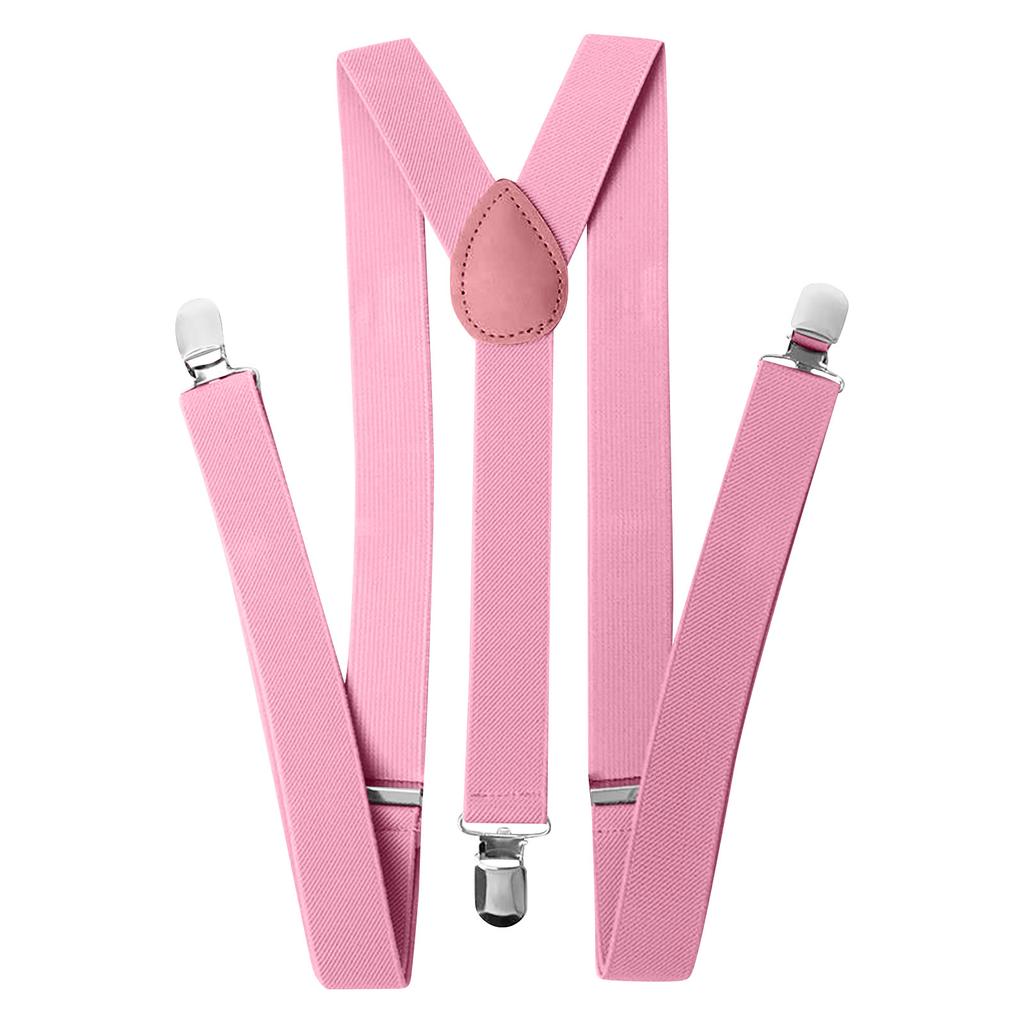 Mens & Womens One Size Suspenders Adjustable Suspenders With Heavy Duty Clip For Work, Gray