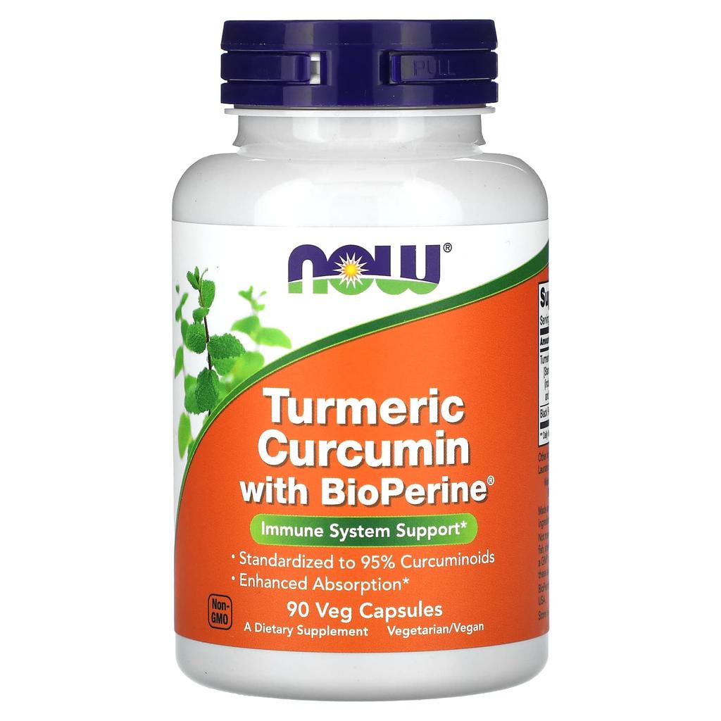 Turmeric Curcumin with Bioperine, 90 Veggie Capsules