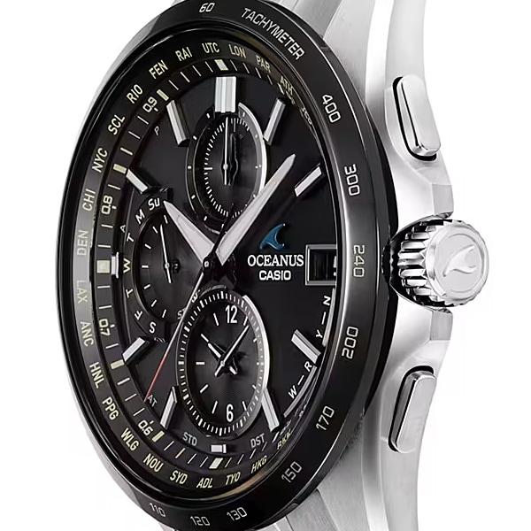 Casio Мужские часы OCEANUS OCW-T2600J-1AJF [OCEANUS Classic Line] Круглые серебристые титановые