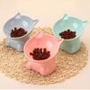 Cute Cat Bowl Tilted High-legged Cat Bowl Cat Eating Bowl Cat Food Bowl Black Water Bowl Cat Food Bowl Dog Bowl
