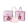 New Disney Strawberry Bear Series PU Shoulder Bag Regular Women's White/Pink BMK-71537W