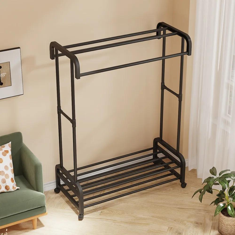Большая вешалка для одежды, многослойная, бытовая, передвижная, для дома, вешалка для одежды, простая, напольная, сушилка для одежды, передвижная вешалка для одежды, сушилка для одежды
