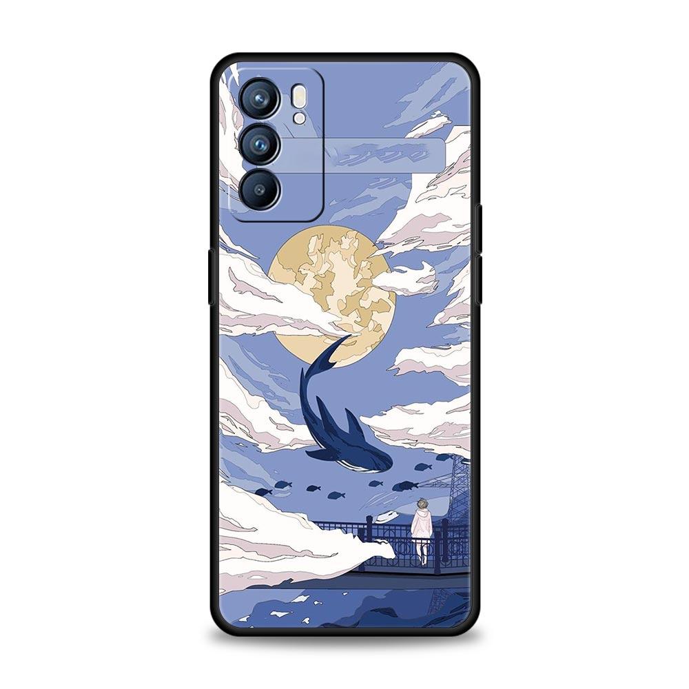 Летний чехол Sky для Phone Case Для Oppo Reno8 Reno7 Reno6 Pro A54 5G Find X6 X5 A53 A52 A9 A15 A95 A17 A16 A57 A31 Чехол